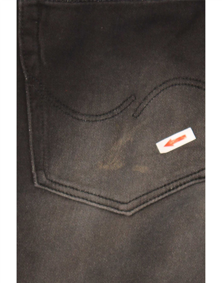 Jack & Jones Ανδρικό Τζιν GLENN Slim W32 L34 Μαύρο βαμβακερό