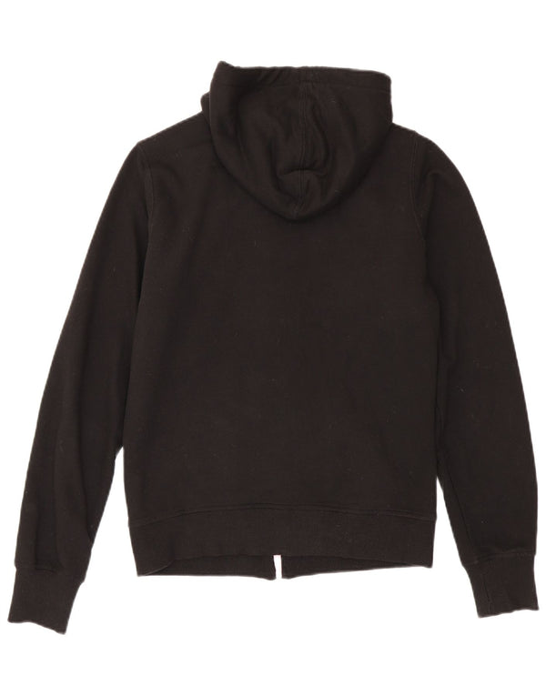 Πόλο Ασν. Γυναικείο πουλόβερ Sherpa Zip Hoodie UK 14 μεσαίο μαύρο βαμβακερό