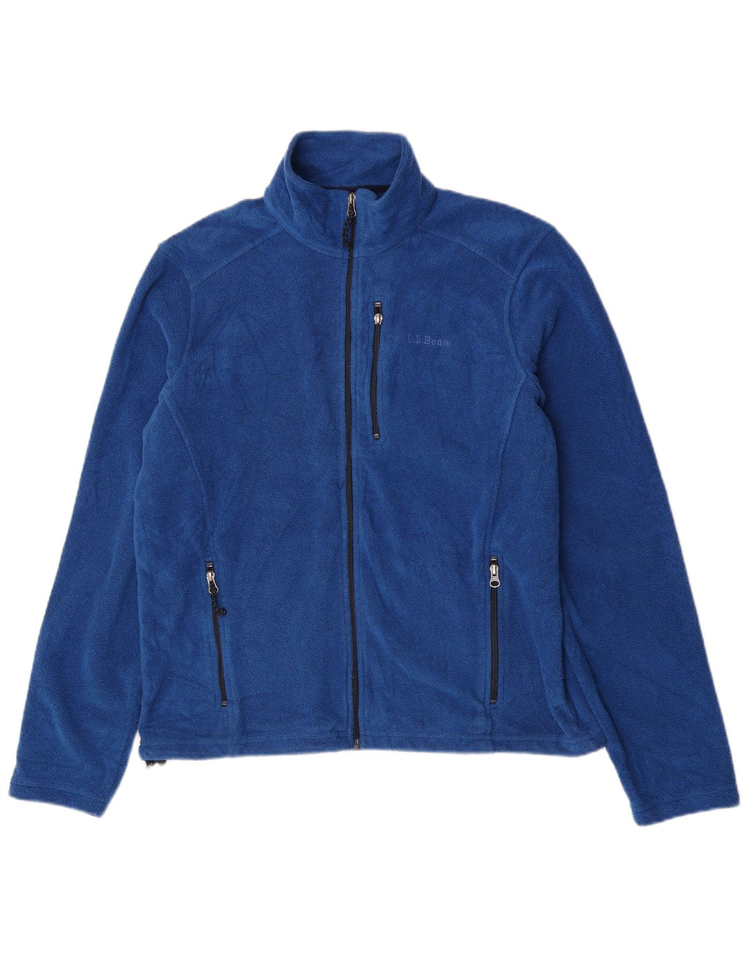 L.L.Bean Ανδρικό Fleece Jacket UK 38 Medium Blue Polyester