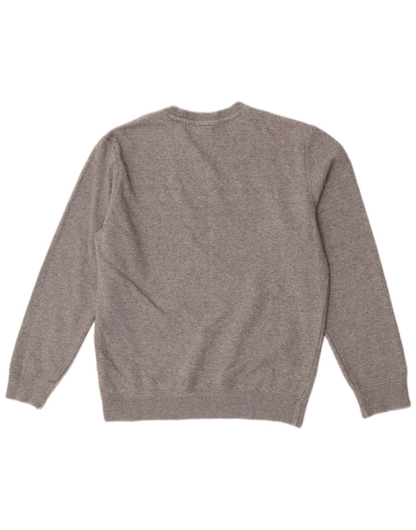 Champion Womens Graphic Oversized Φούτερ Jumper UK 10 Small Grey