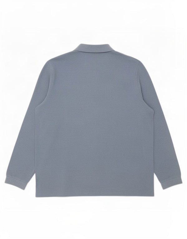 Ανδρικό μακρυμάνικο μπλουζάκι πόλο Lacoste 8 3XL Μπλε