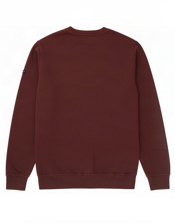Superdry Mens Crew Neck Jumper Sweater XS Brown Cotton
