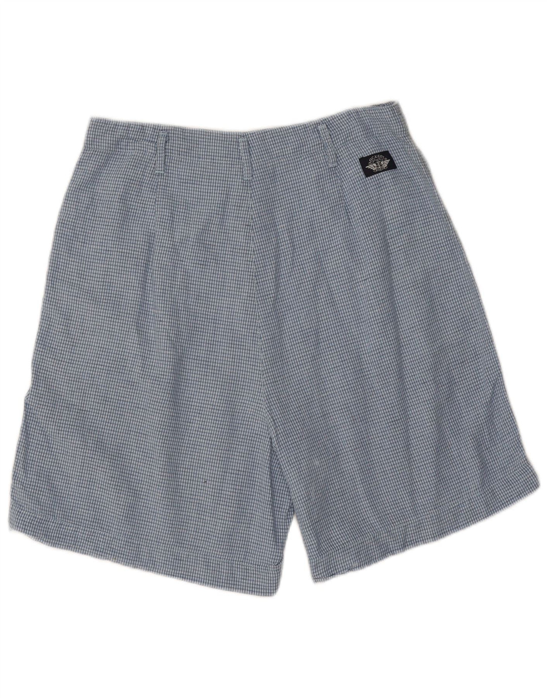 DOCKERS Γυναικείο σορτς Chino με ψηλόμεσο σορτς US 12 Large W28 Blue Check
