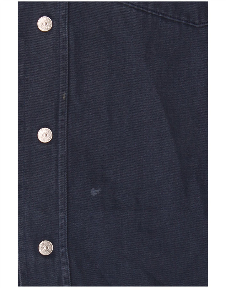 Ανδρικό πουκάμισο Carrera Μέγεθος 39/40 Medium Navy Blue Βαμβακερό