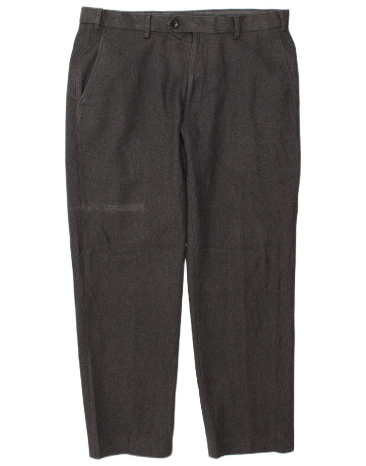 Ανδρικό καθημερινό παντελόνι Marks & Spencer W34 L29 Grey Polyester