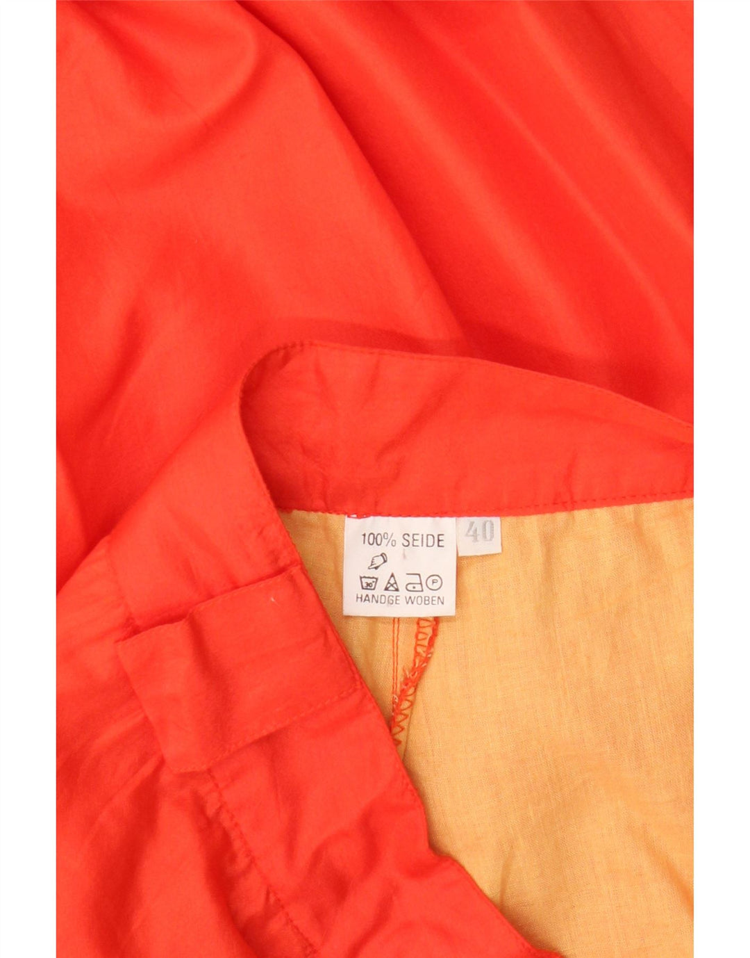 Vintage γυναικείο κωνικό παντελόνι Cargo IT 40 Small W26 L32 Red Silk