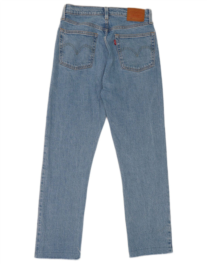 Levi's Womens 501 Straight Jeans W26 L28 Blue Cotton