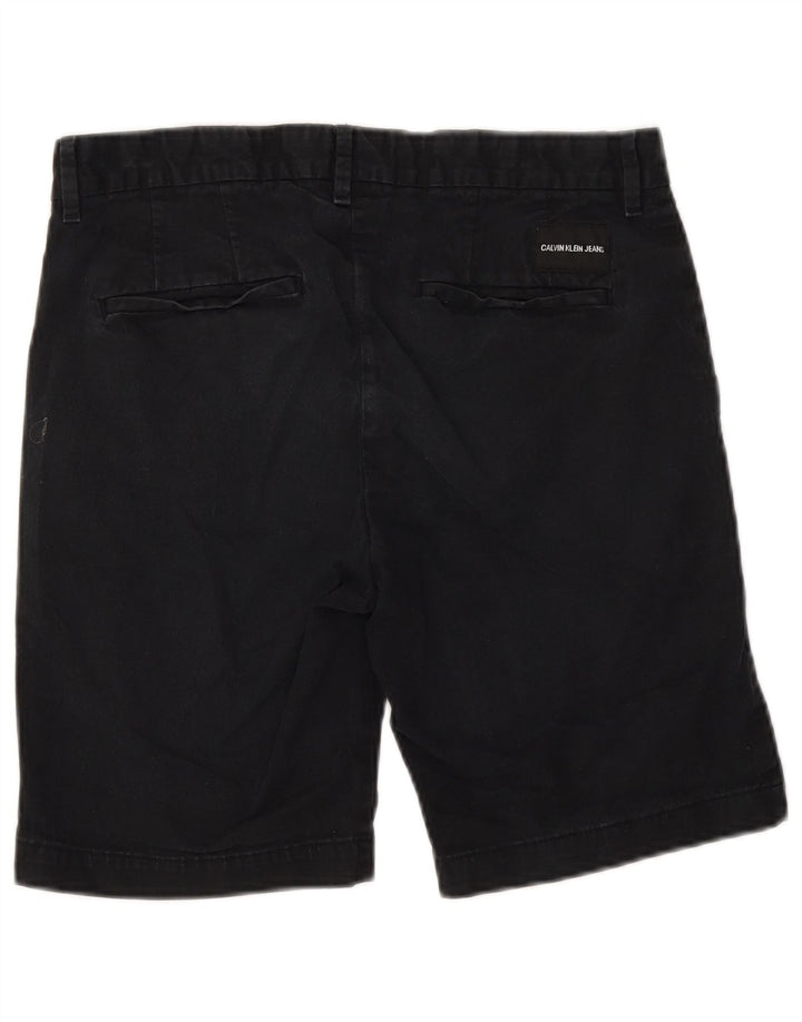 Ανδρικό σορτς chino Calvin Klein W30, μεσαίο μπλε βαμβακερό