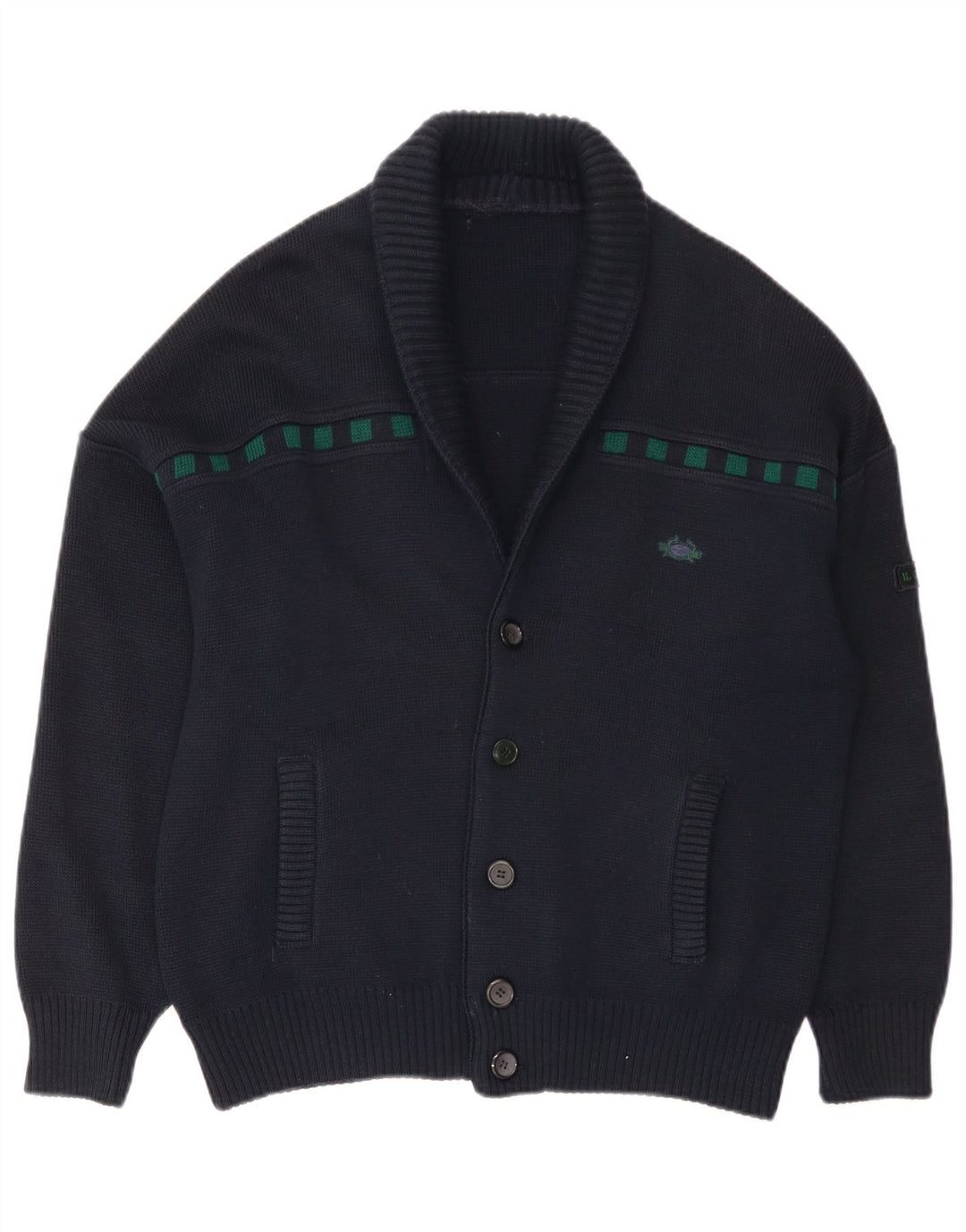 Ανδρικό πουλόβερ με ζακέτα Il Granchio Medium Navy Blue