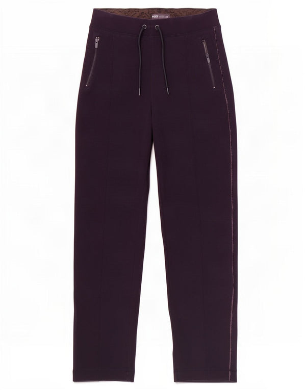 Marks & Spencer Γυναικεία φόρμα παντελόνια UK 10 Small Navy Blue Cotton