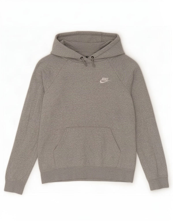 Nike Γυναικείο Hoodie Jumper UK 6 XS Γκρι βαμβακερό