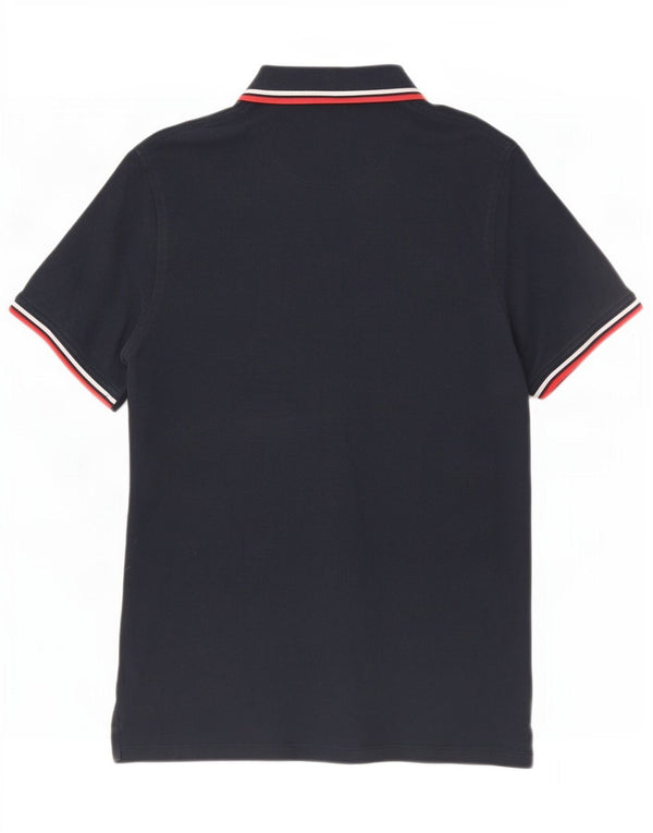 Ανδρικό μπλουζάκι πόλο Jack & Jones, Βαμβακερό, με μεσαίο ναυτικό μπλε ριγέ