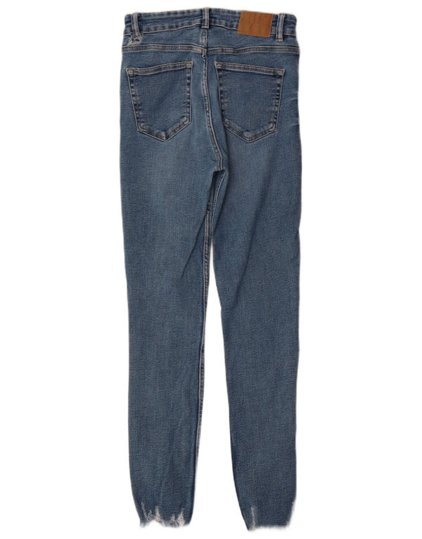 Zara γυναικείο ψηλό στενό τζιν EU 38 Small W28 L28 Μπλε βαμβακερό