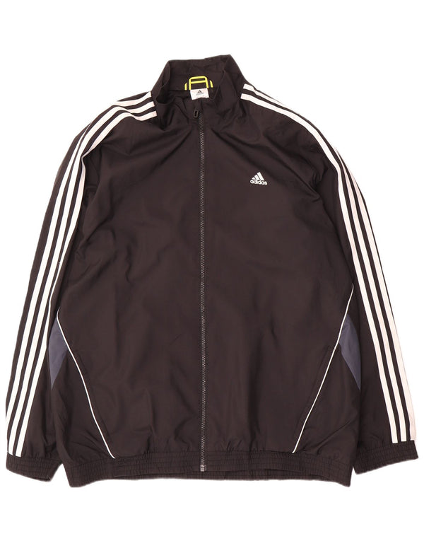 Ανδρική φόρμα Adidas Top Jacket UK 46/48 XL Μαύρο Colourblock Πολυεστέρας