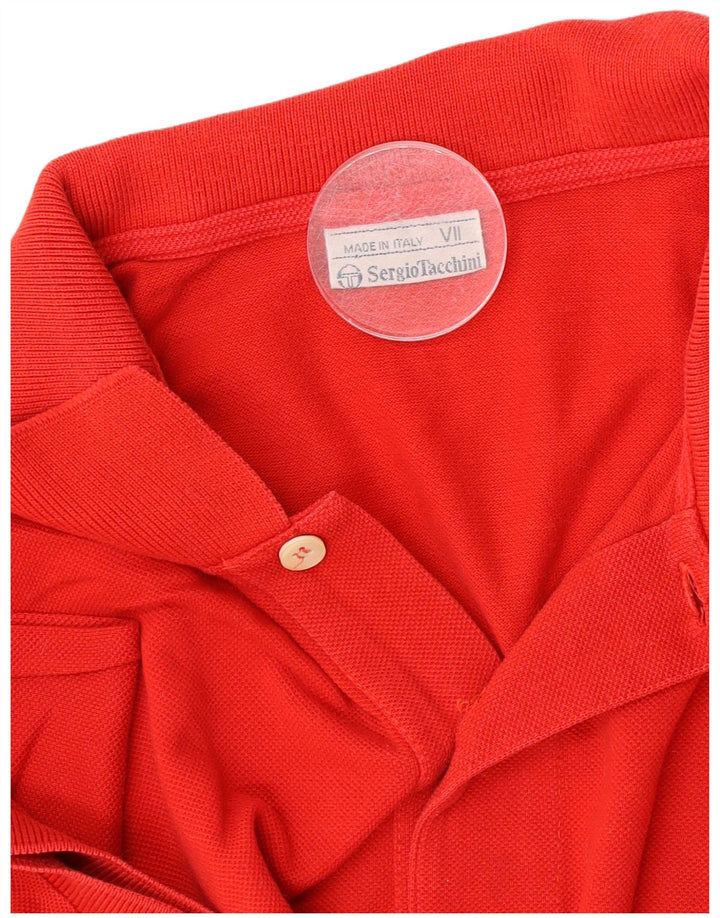 Sergio Tacchini Ανδρικό Πόλο Μπλουζάκι μεγάλο κόκκινο