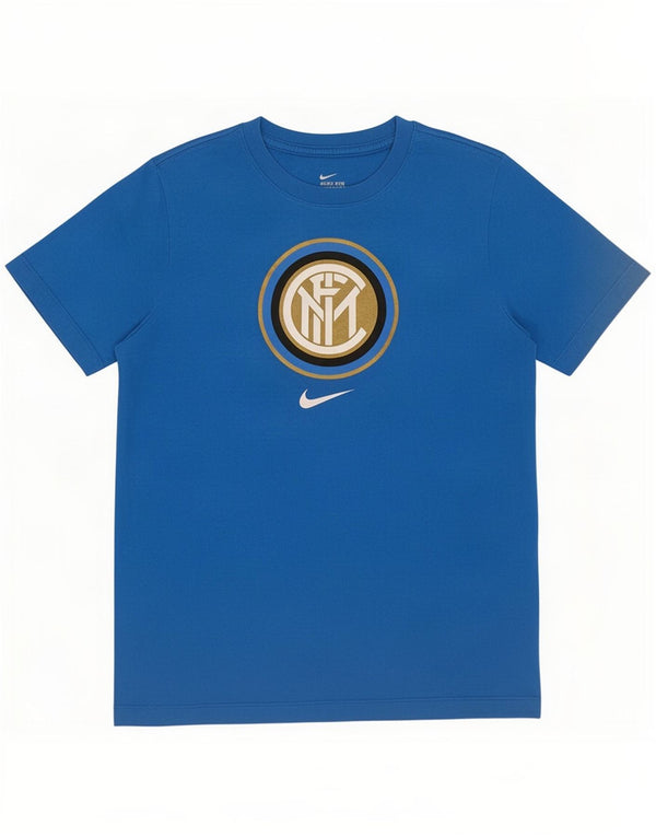 Μπλουζάκι Nike Boys Inter Milan Graphic T-shirt 13-14 ετών XL μπλε βαμβακερό