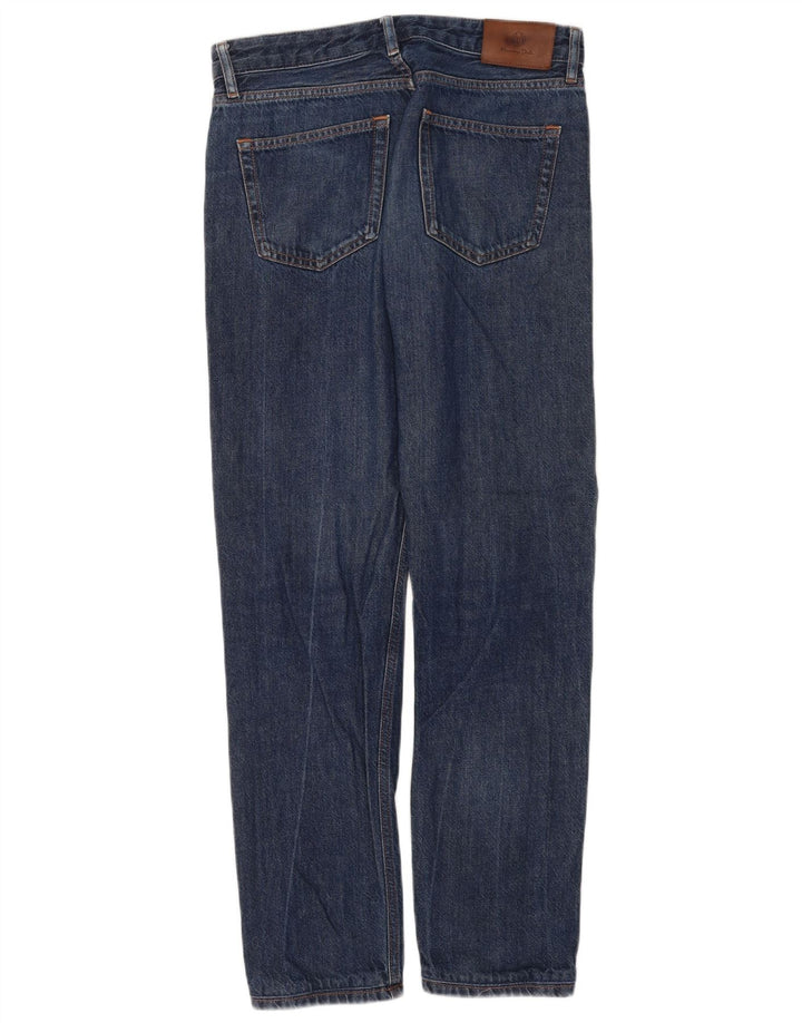 MASSIMO DUTTI Ανδρικό ίσιο τζιν EU 38 Small W30 L30 Μπλε βαμβακερό