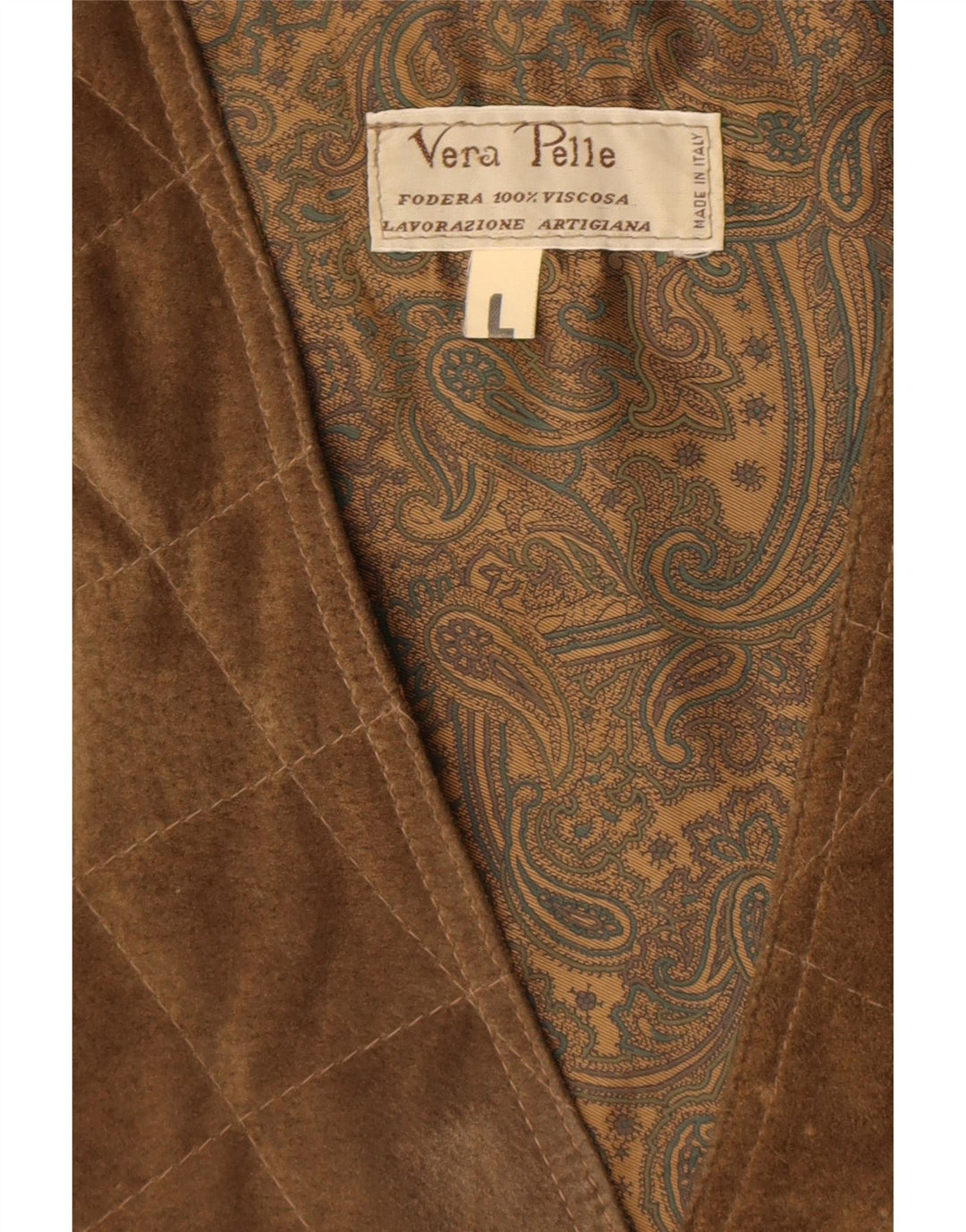 Vintage Ανδρικό Σουέντ Γιλέκο Μεγάλο Καφέ Δερμάτινο