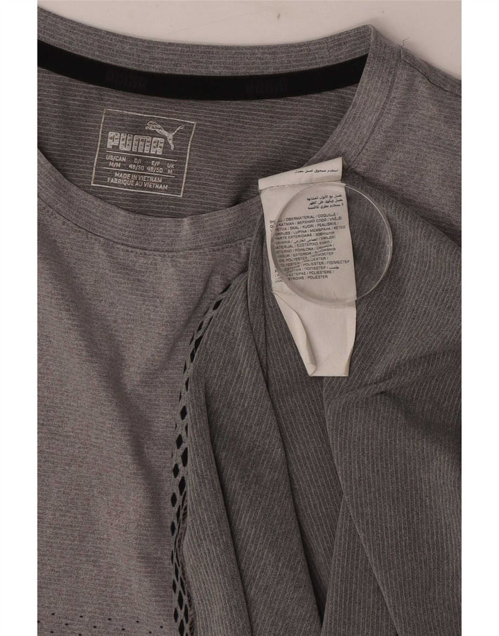 Ανδρικό T-Shirt Puma Top Πολυεστέρας με μεσαίο γκρι στίγματα