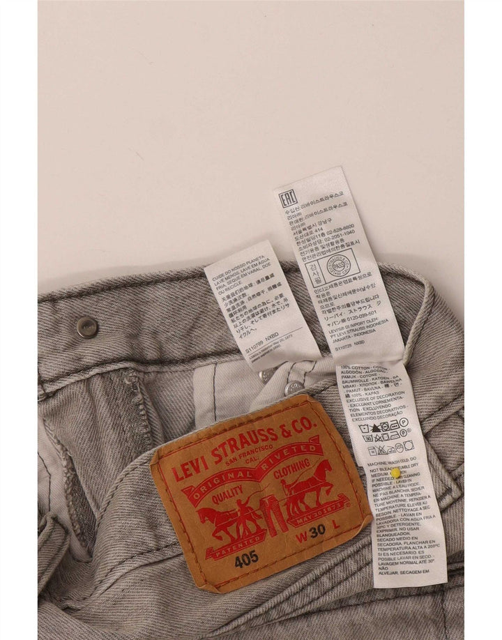 Ανδρικό τζιν σορτς Levi's 405 W30 μεσαίο γκρι βαμβακερό