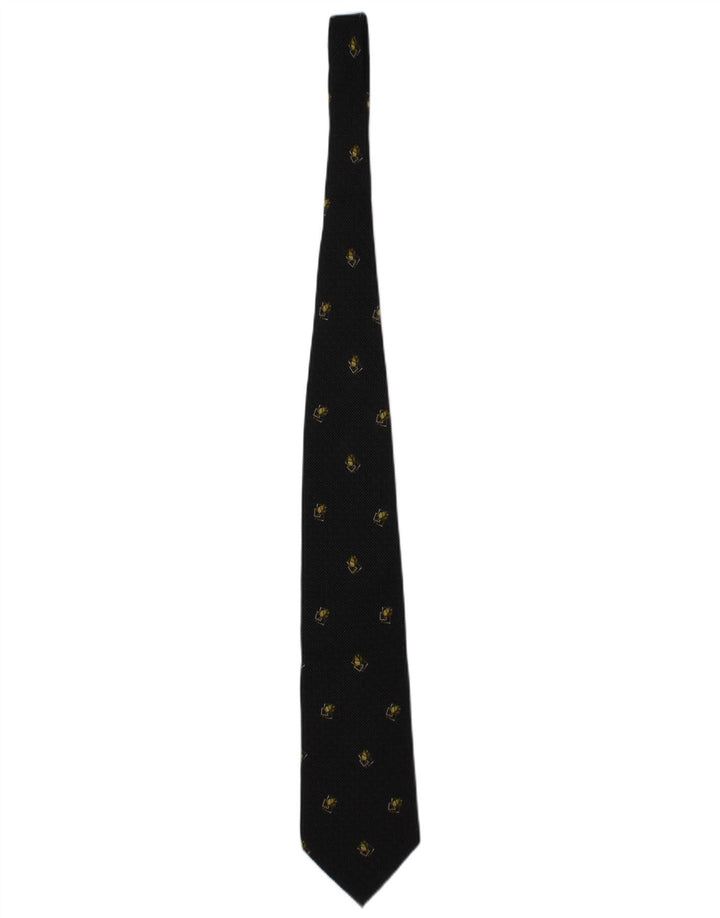 Valentino Ανδρική γραβάτα Cravatte One Size Black Floral Silk Designer