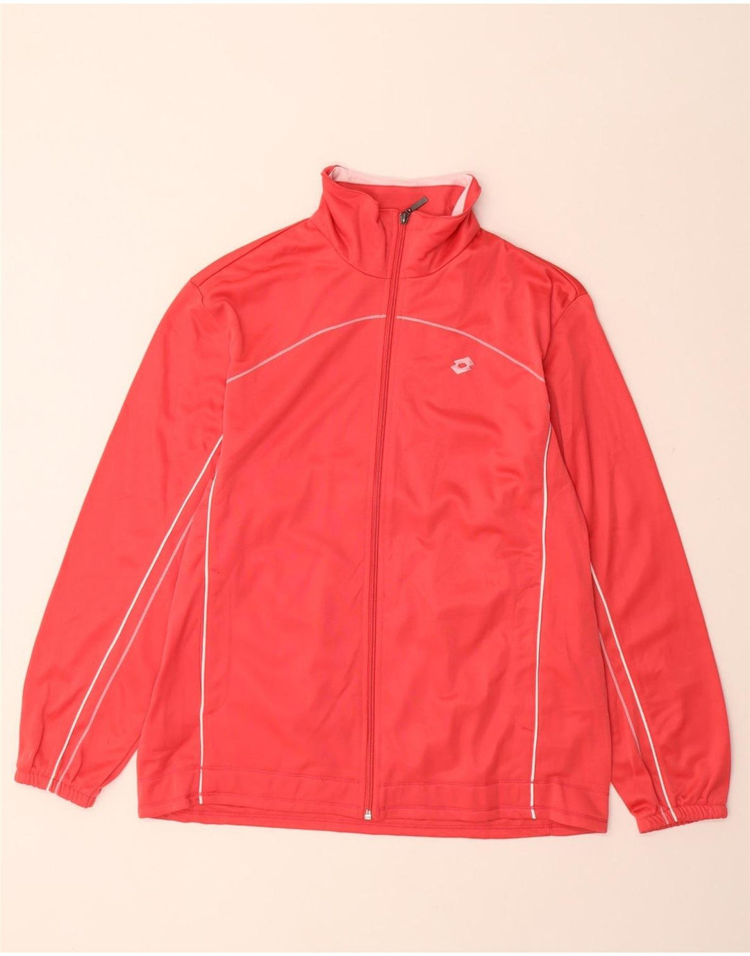 Γυναικεία αθλητική φόρμα LOTTO Top Jacket UK 14 Medium Red