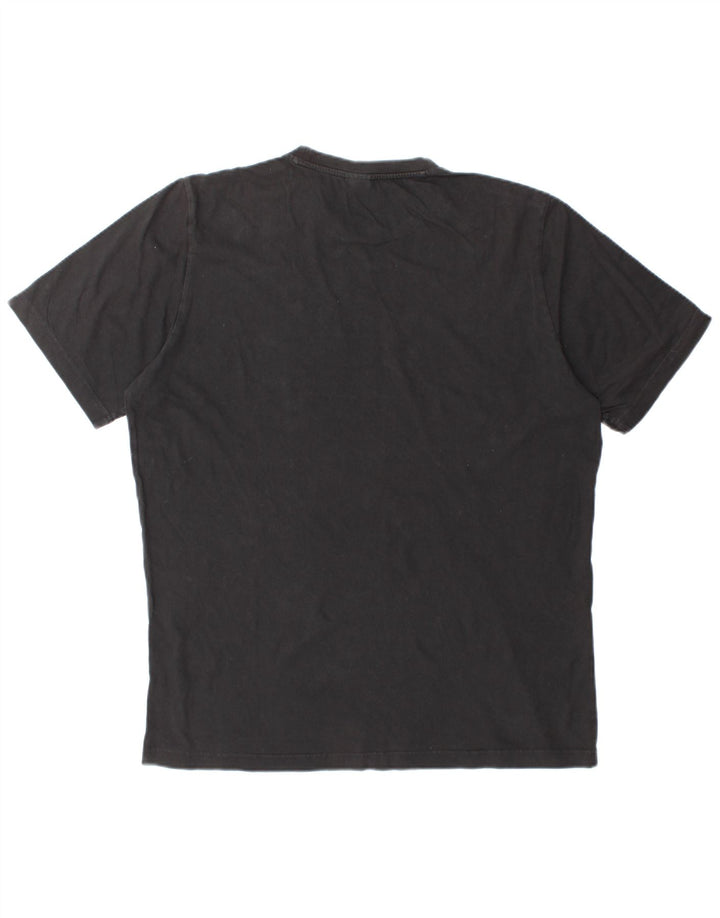 Ανδρικό γραφικό μπλουζάκι ADIDAS Top Large Μαύρο