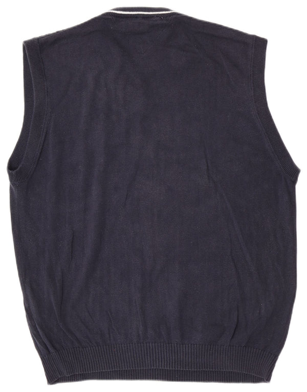 Tommy Hilfiger ανδρικό γιλέκο Tank Top Large Navy Blue Cotton