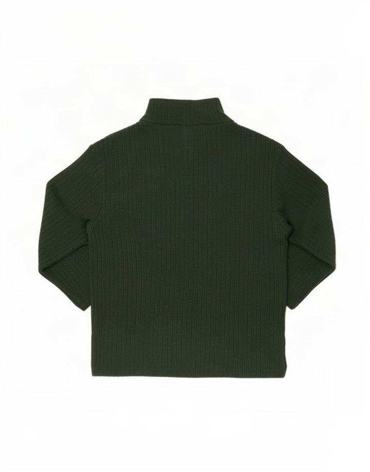 Zara Γυναικεία Μπλούζα Crop Top UK 8 Μικρή Πράσινη Βισκόζη