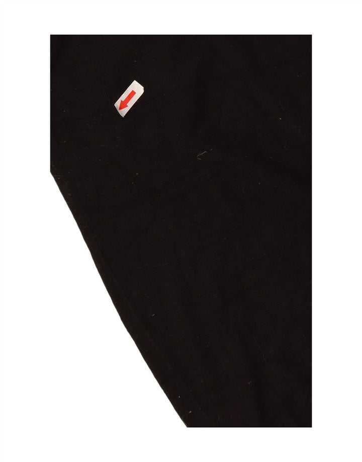Zara Γυναικείο πουλόβερ με ρολό λαιμόκοψη UK 10 Small Black Viscose