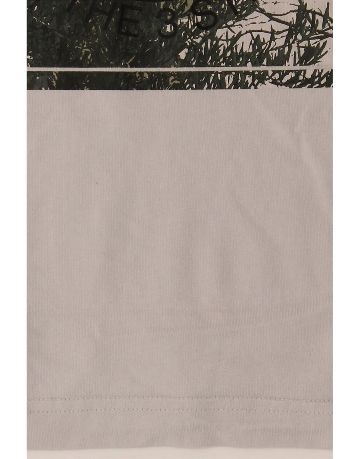Ανδρικό γραφικό T-Shirt Adidas Top Μικρό λευκό βαμβακερό