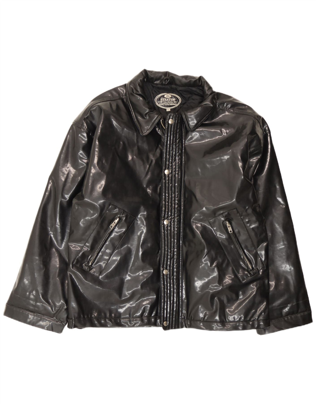 Vintage Ανδρικό Bomber Jacket UK 44 2XL Μαύρο