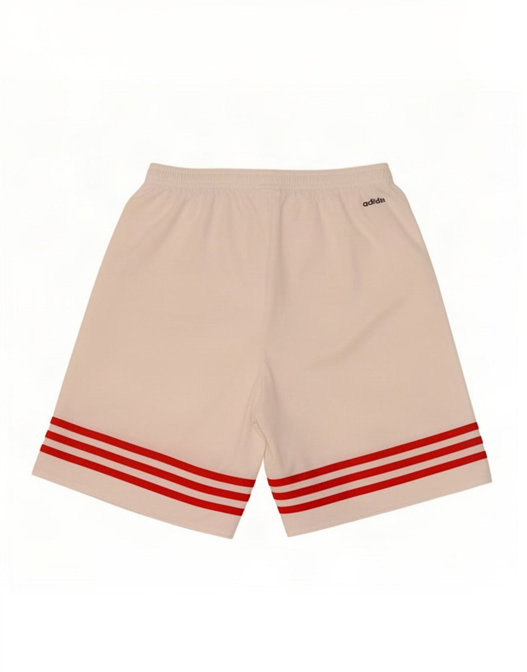 Ανδρικό σορτς Adidas Climalite από μεσαίο λευκό πολυεστέρα