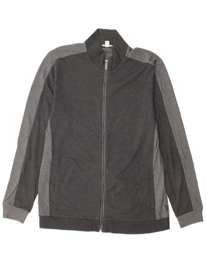 Ανδρική αθλητική φόρμα CALVIN KLEIN Top Jacket μεγάλο γκρι βαμβακερό