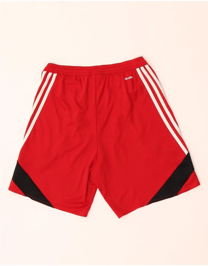 Ανδρικό αθλητικό σορτς ADIDAS Climalite Μικρό κόκκινο χρώμα πολυεστέρα