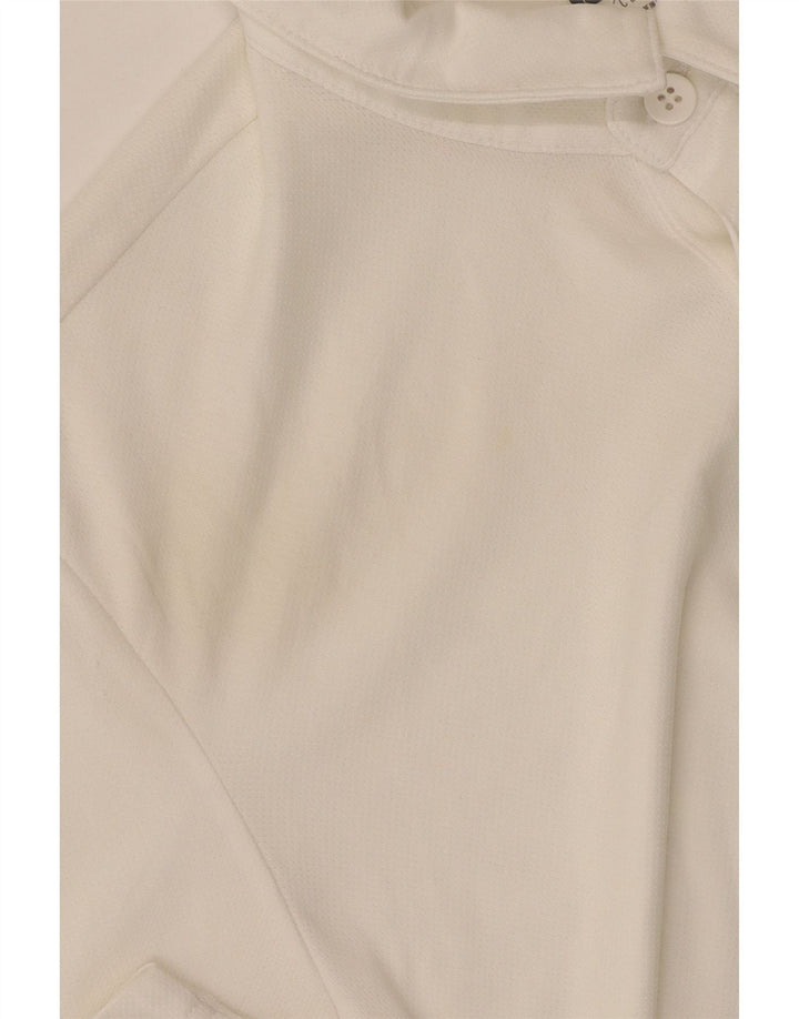 Ανδρικό πουκάμισο Adidas Climalite Polo μεγάλο λευκό πολυεστέρα