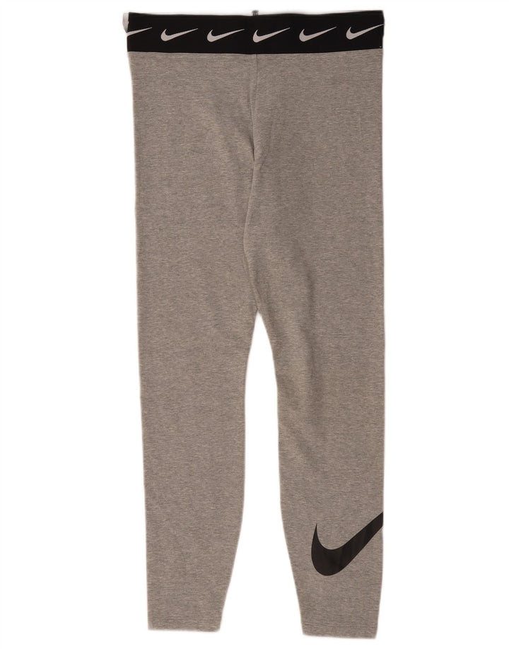 Γυναικεία γραφικά κολάν Nike UK 14 Large γκρι βαμβακερά