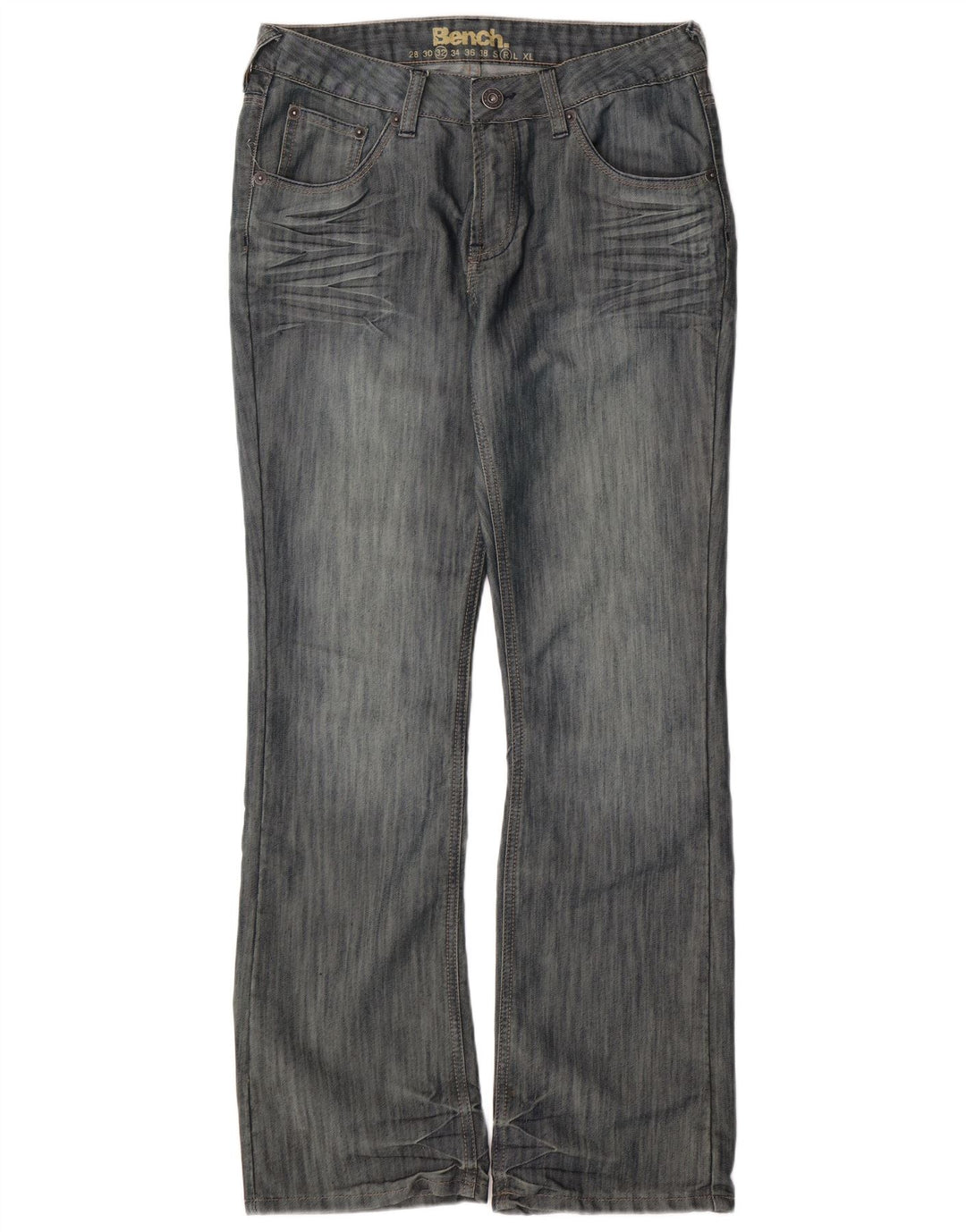 ΠΑΓΚΟΣ Ανδρικό τζιν μποτάκι με κανονική εφαρμογή W32 L31 Μπλε βαμβακερό