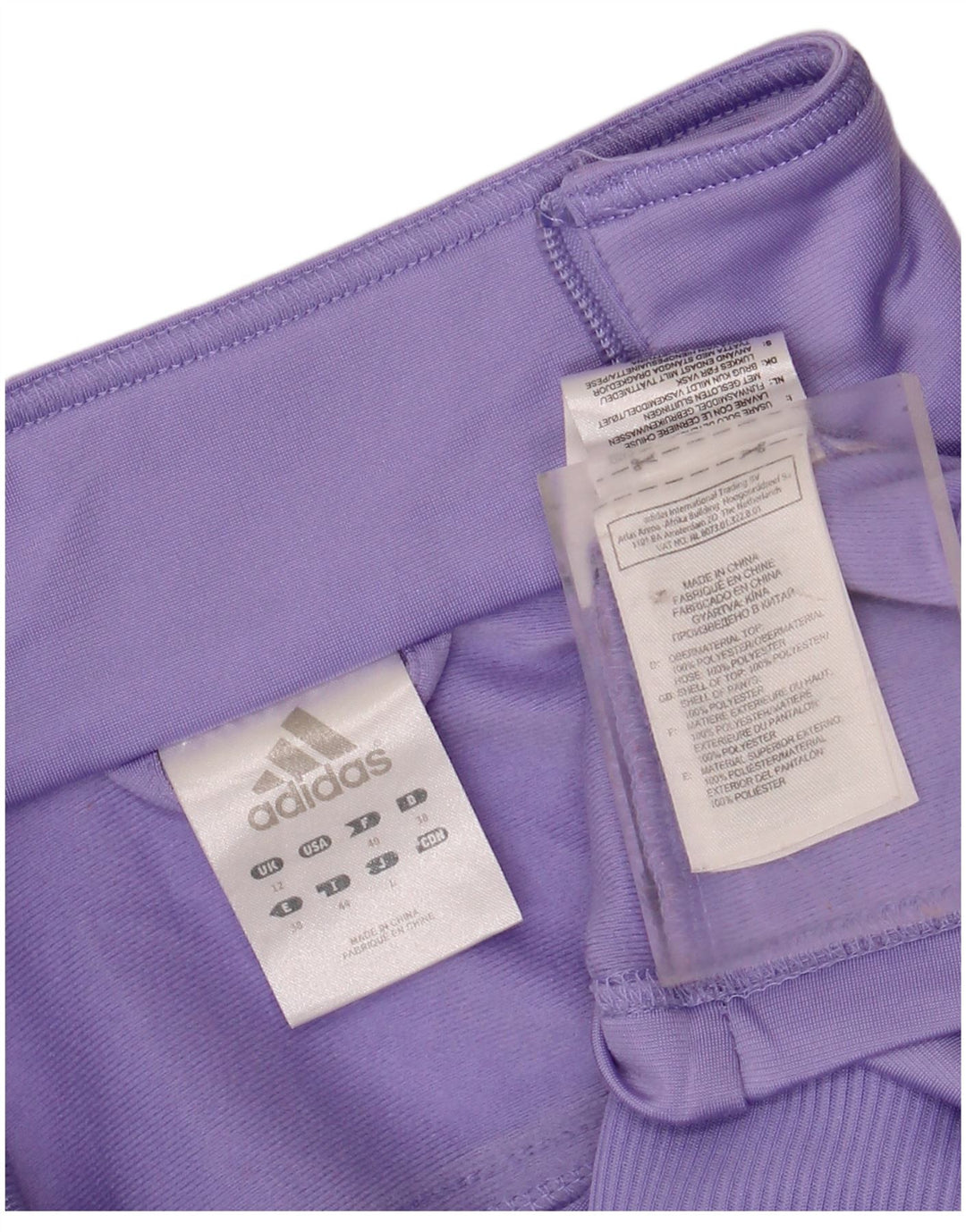 Γυναικεία αθλητική φόρμα ADIDAS Top Jacket UK 12 Medium Purple Polyester