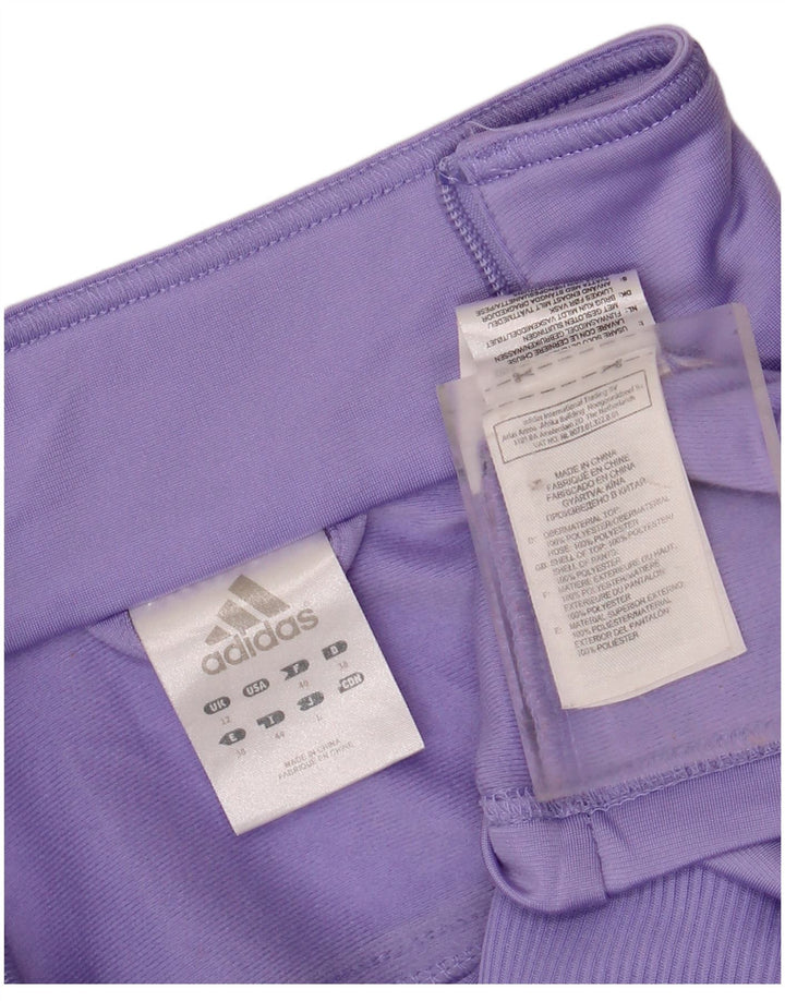 Γυναικεία αθλητική φόρμα ADIDAS Top Jacket UK 12 Medium Purple Polyester
