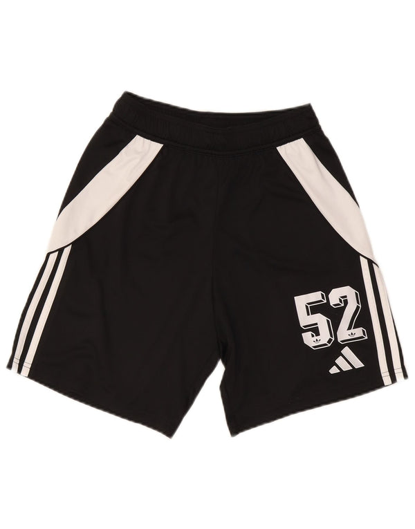 Ανδρικά γραφικά αθλητικά σορτς Adidas Aeroready Small Black Colourblock