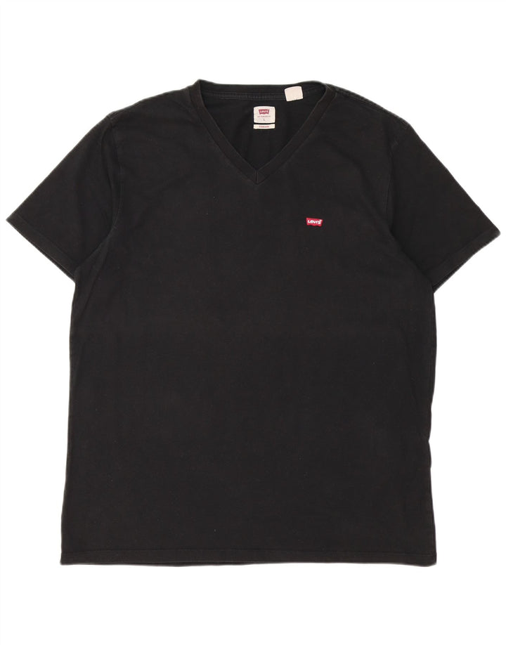 Ανδρικό T-Shirt Levi's Standard Top Large Μαύρο Βαμβακερό