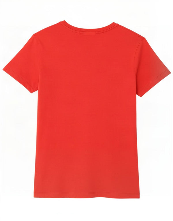 Γυναικείο γραφικό μπλουζάκι Calvin Klein Jeans Top UK 14 μεγάλο κόκκινο βαμβακερό