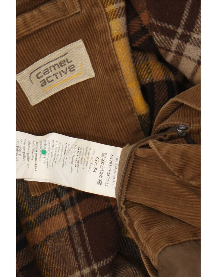 Camel Active Ανδρικό Κοτλέ Μπουφάν IT 54 XL Μπεζ Βαμβακερό