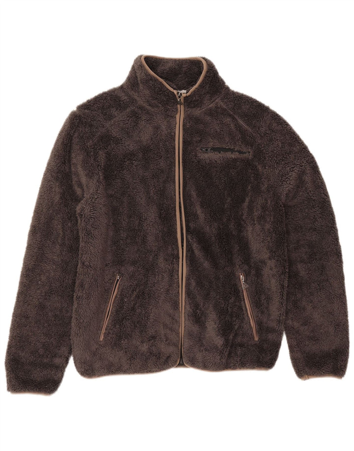 Carrera Γυναικείο φλις μπουφάν UK 18 XL καφέ πολυεστέρας