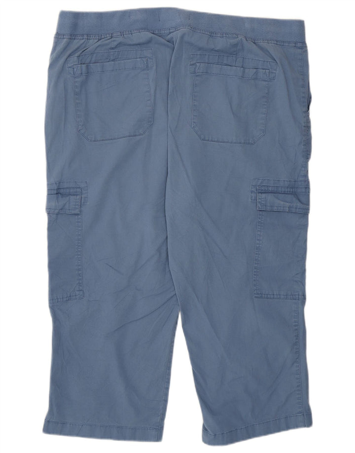 Chaps Γυναικεία φόρμα Capri Παντελόνι UK 18 XL Μπλε βαμβακερό