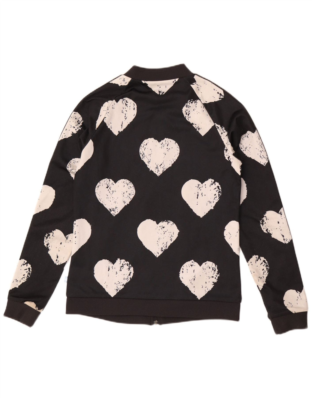 Γυναικεία αθλητική φόρμα γραφικών Adidas Top Jacket IT 42 Medium Black Heart