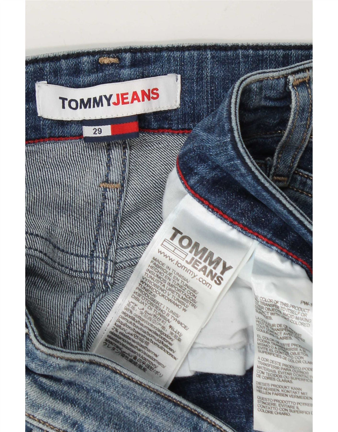 Ανδρικό τζιν σορτς Tommy Hilfiger W29 Μικρό μπλε βαμβακερό