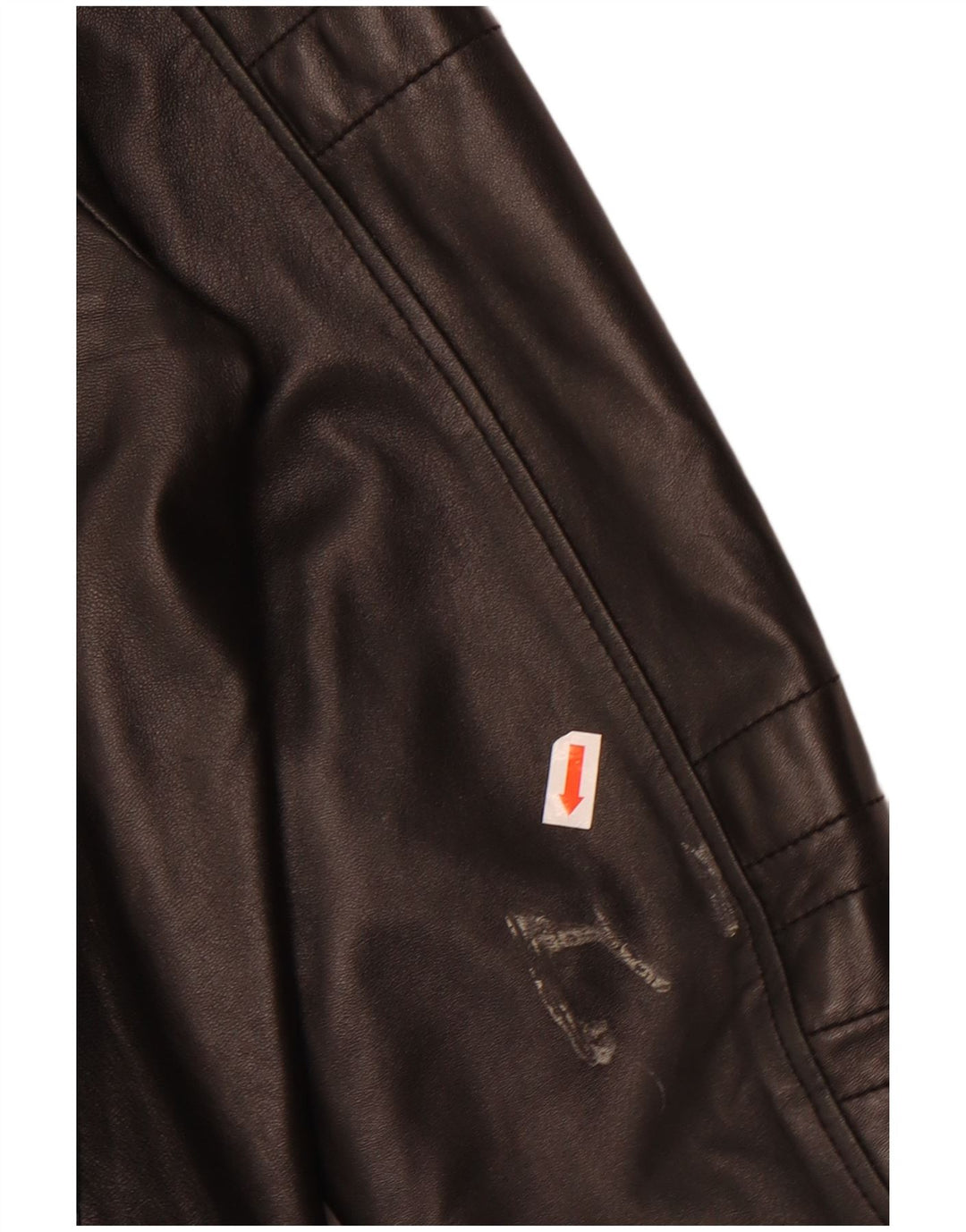 JIL SANDER Γυναικείο Δερμάτινο Μπουφάν Racer IT 46 Μεγάλο Δερμάτινο Μαύρο