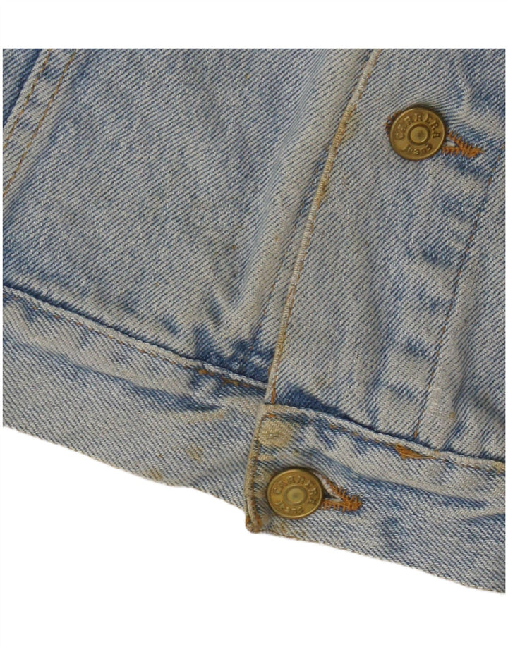 Carrera Ανδρικό Τζιν Gilet UK 14 Μεσαίο Μπλε Βαμβακερό